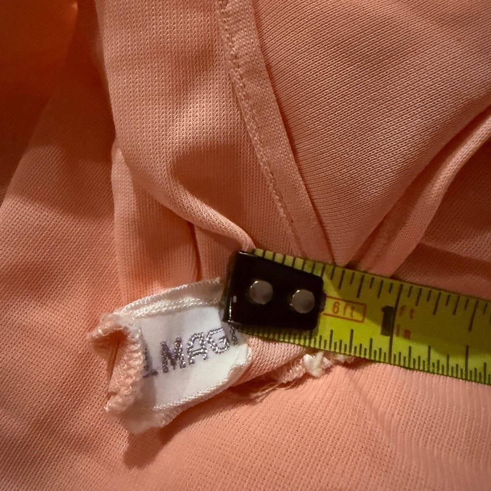 l.magnin Baby Pink Nylon Long Sleepwear Dress - Picture 8 of 8